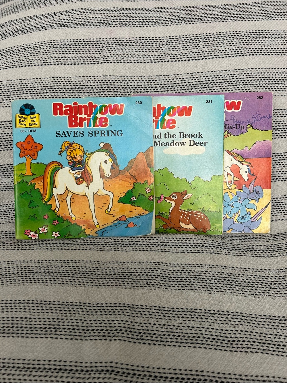 Rainbow Brite Golden Books - set of 3